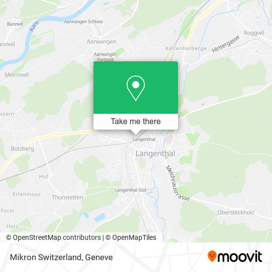 Mikron Switzerland map