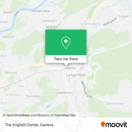 The English Center map