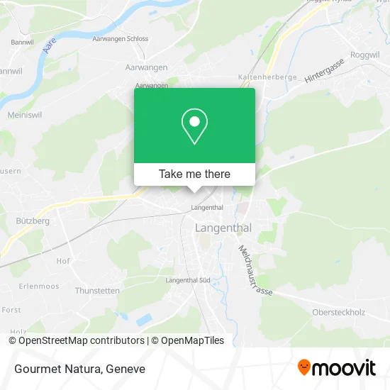 Gourmet Natura map