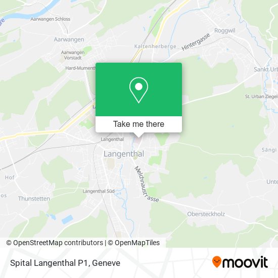 Spital Langenthal P1 map