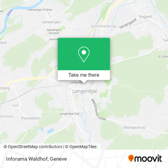 Inforama Waldhof map