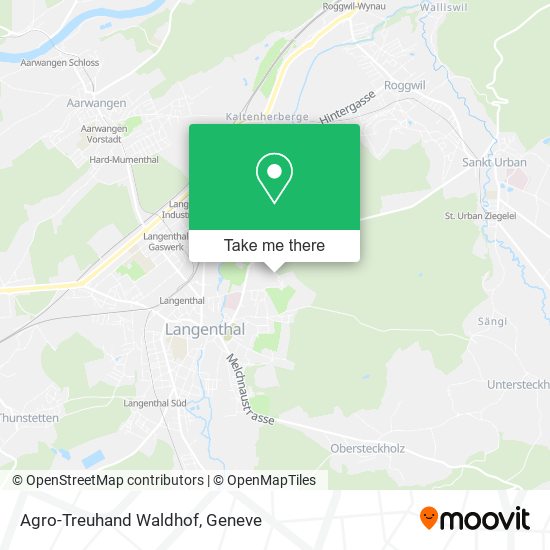 Agro-Treuhand Waldhof map