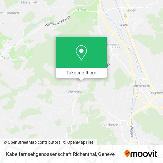 Kabelfernsehgenossenschaft Richenthal map