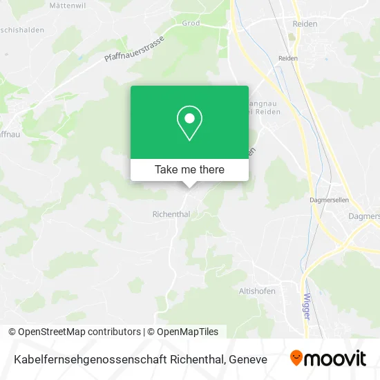 Kabelfernsehgenossenschaft Richenthal map