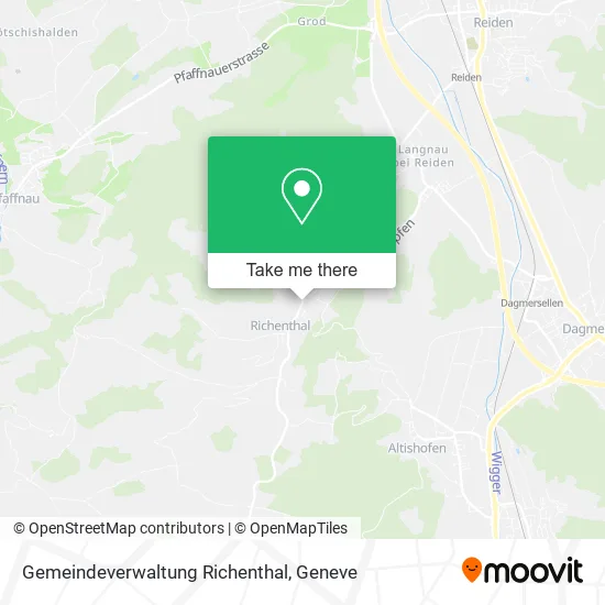 Gemeindeverwaltung Richenthal map
