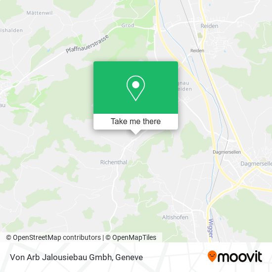 Von Arb Jalousiebau Gmbh map