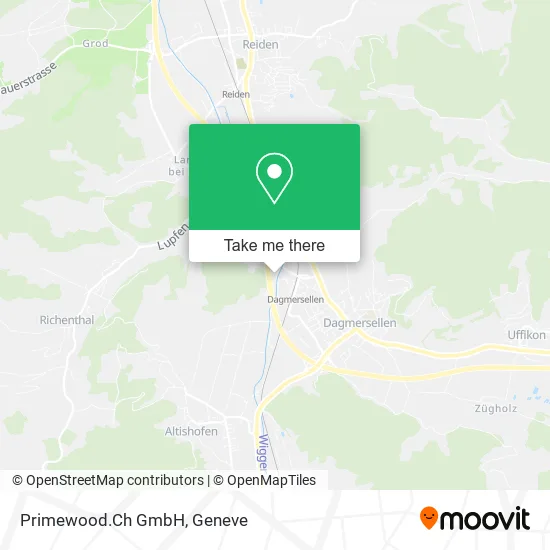 Primewood.Ch GmbH map