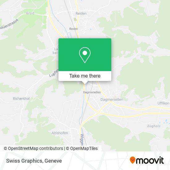 Swiss Graphics map