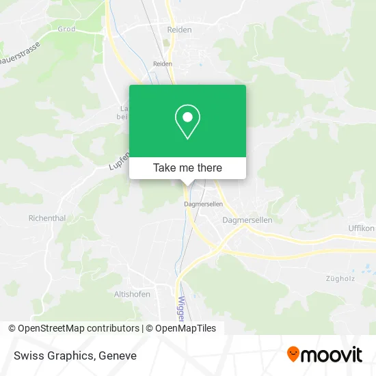 Swiss Graphics map