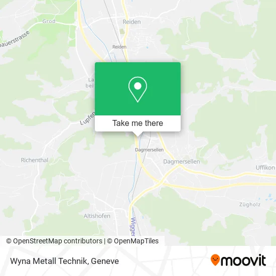 Wyna Metall Technik map