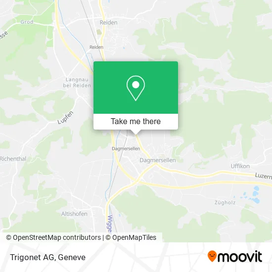 Trigonet AG map