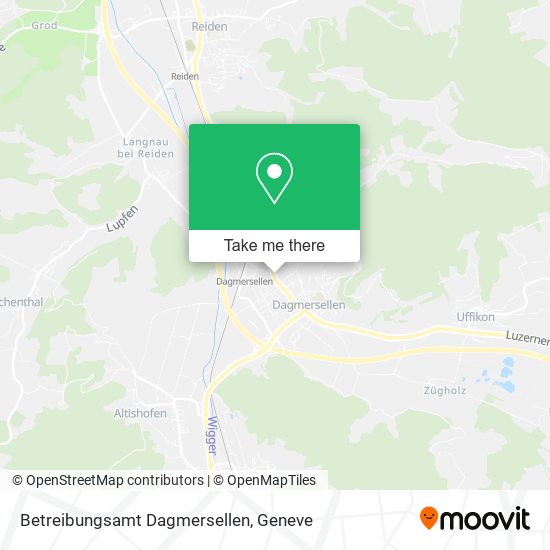 Betreibungsamt Dagmersellen map