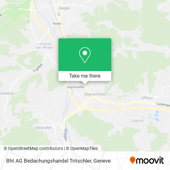 Bht AG Bedachungshandel Tritschler map