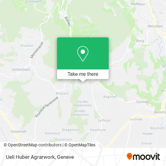 Ueli Huber Agrarwork map