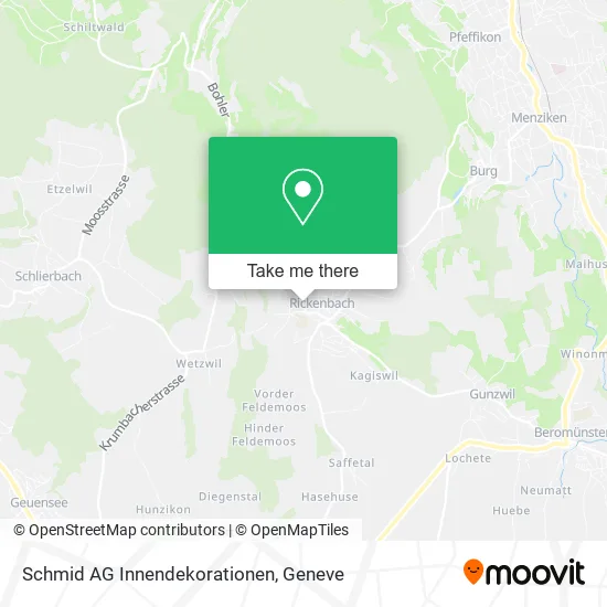 Schmid AG Innendekorationen map
