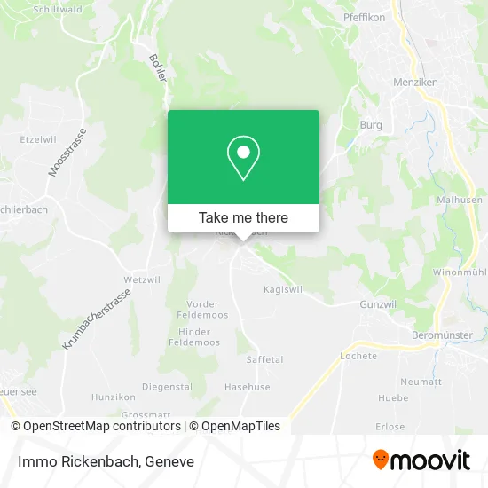 Immo Rickenbach map