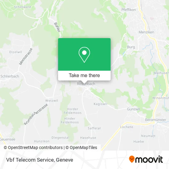 Vbf Telecom Service map