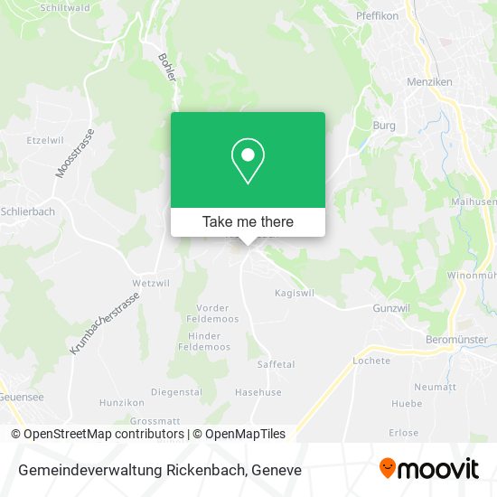 Gemeindeverwaltung Rickenbach plan