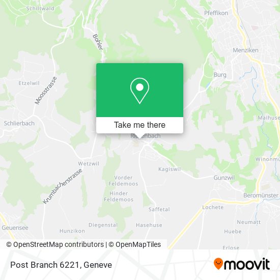 Post Branch 6221 map