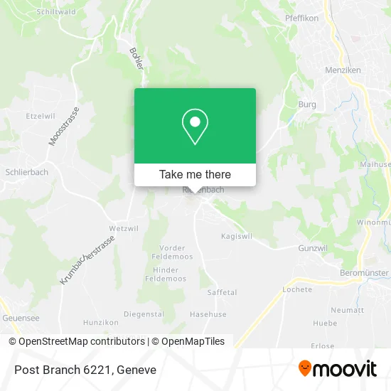 Post Branch 6221 map