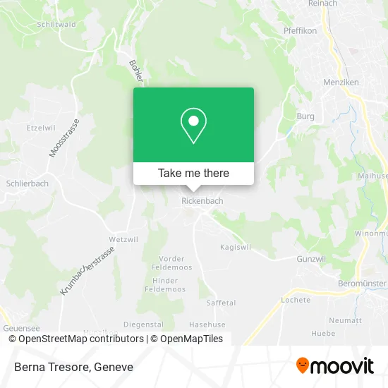 Berna Tresore map