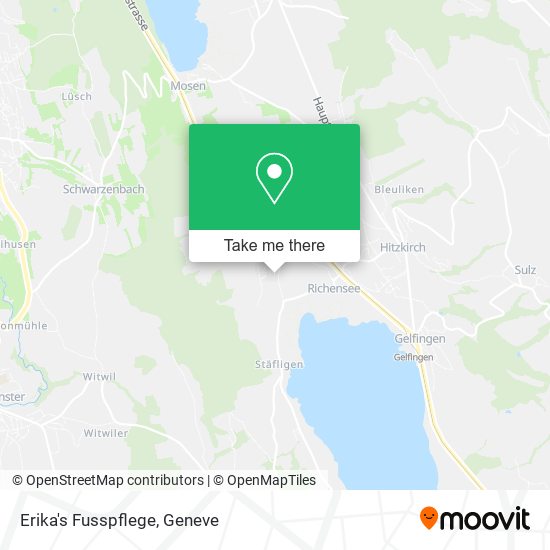 Erika's Fusspflege map
