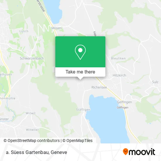 a. Süess Gartenbau map