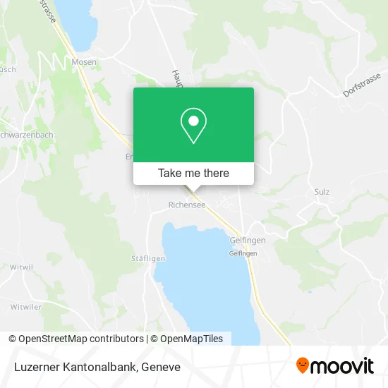 Luzerner Kantonalbank map