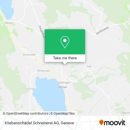 Kliebenschädel Schreinerei AG map