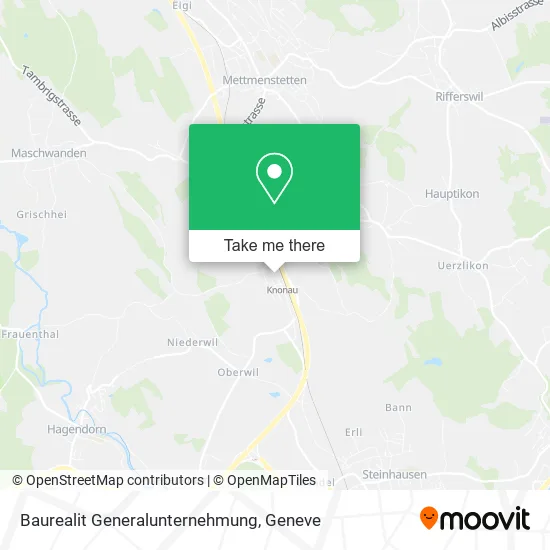 Baurealit Generalunternehmung map