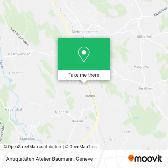 Antiquitäten-Atelier Baumann map