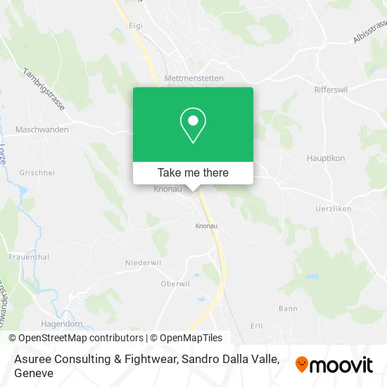 Asuree Consulting & Fightwear, Sandro Dalla Valle map