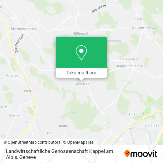 Landwirtschaftliche Genossenschaft Kappel am Albis map