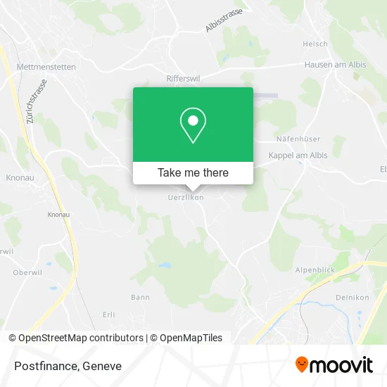 Postfinance map