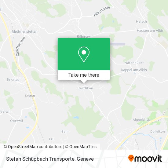 Stefan Schüpbach Transporte map