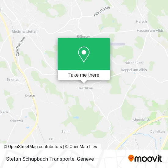 Stefan Schüpbach Transporte map