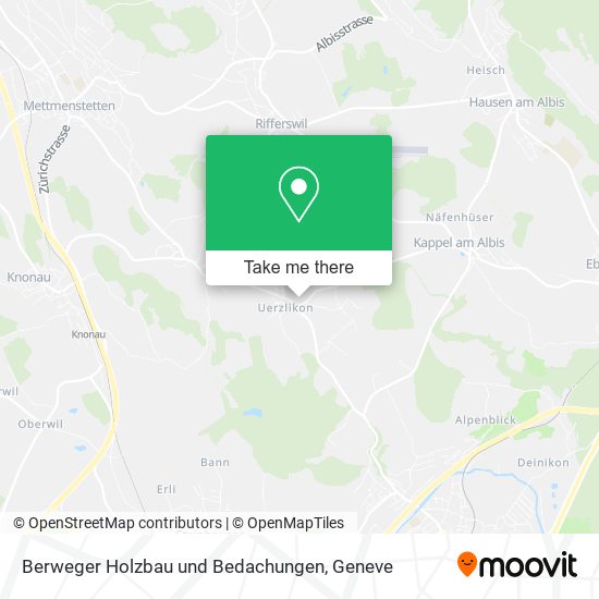 Berweger Holzbau und Bedachungen map