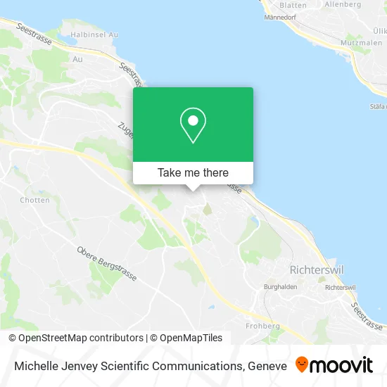 Michelle Jenvey Scientific Communications map