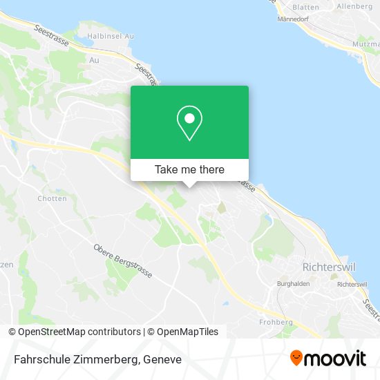 Fahrschule Zimmerberg map