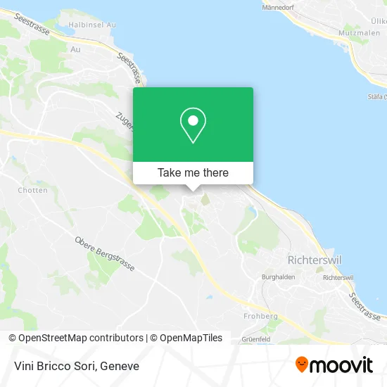 Vini Bricco Sori map