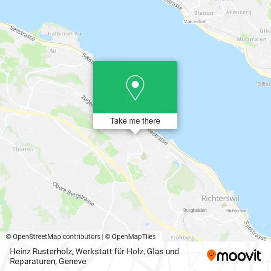 Heinz Rusterholz, Werkstatt für Holz, Glas und Reparaturen map