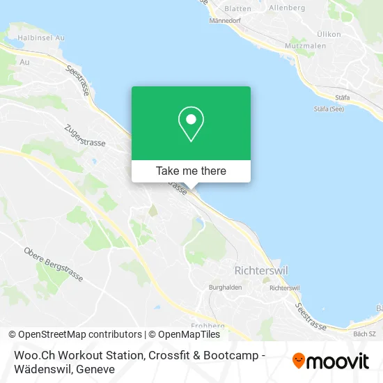 Woo.Ch Workout Station, Crossfit & Bootcamp - Wädenswil map