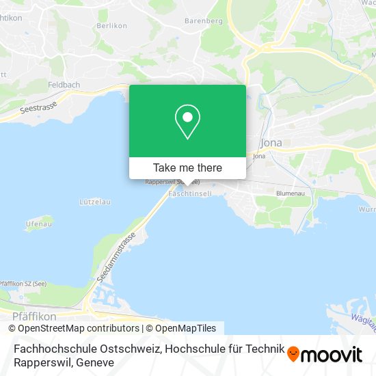 Fachhochschule Ostschweiz, Hochschule für Technik Rapperswil plan