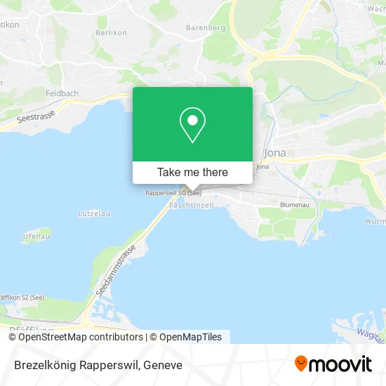 Brezelkönig Rapperswil map