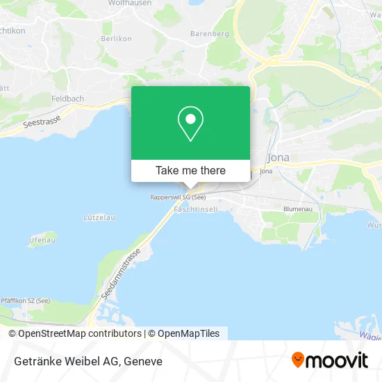 Getränke Weibel AG map