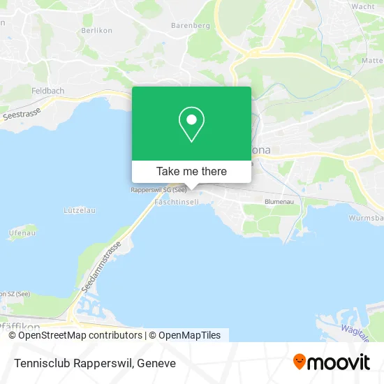 Tennisclub Rapperswil map