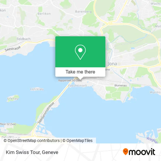 Kim Swiss Tour map