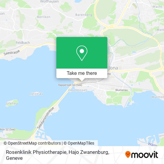Rosenklinik Physiotherapie, Hajo Zwanenburg map
