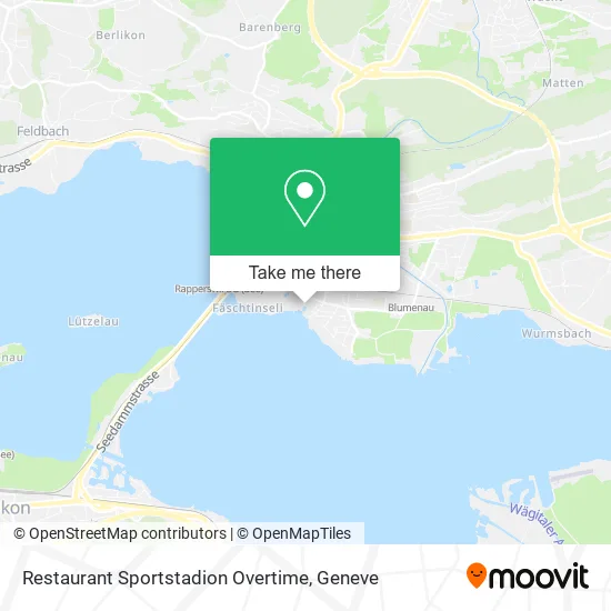 Restaurant Sportstadion Overtime map