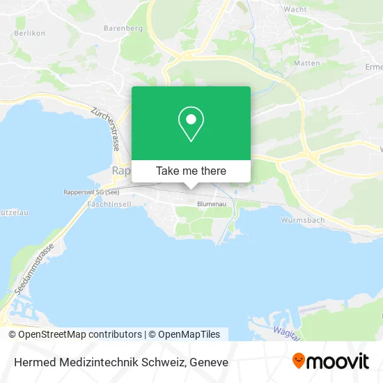 Hermed Medizintechnik Schweiz map